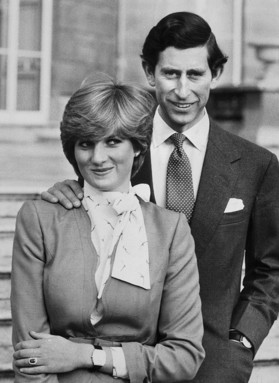 Princess Diana and Prince Charles' Engagement Photos in Real Life