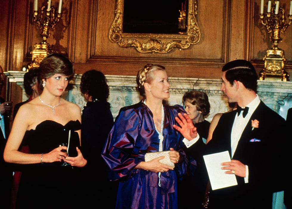 Princess Grace with British Royalty