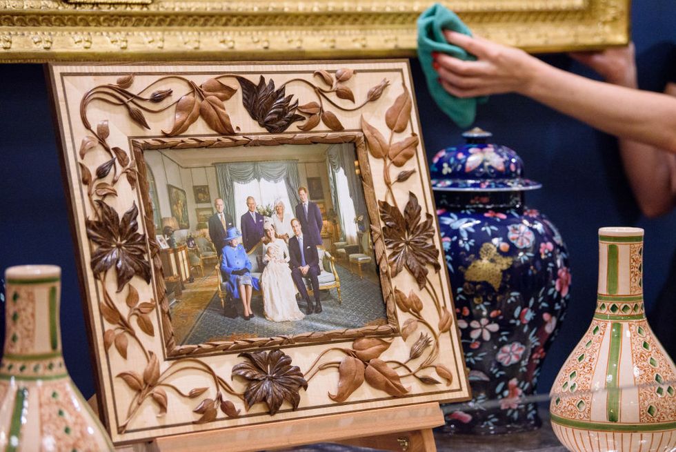 prince charles Buckingham Palace 'Prince & Patron' Exhibition Photocall