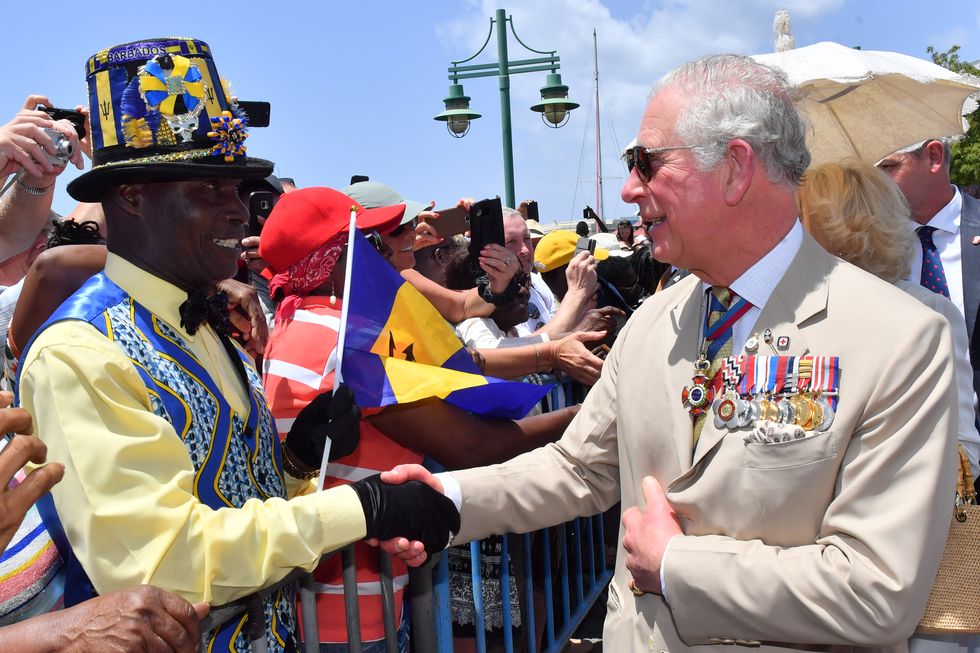 the prince of wales and duchess of cornwall visit barbados