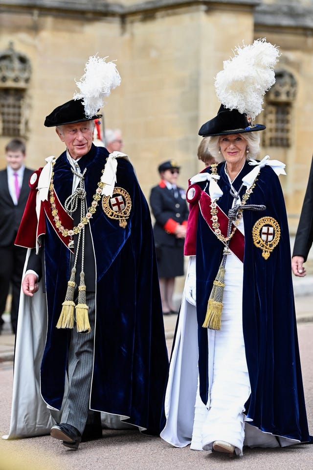 Camilla Installed as a Royal Lady of the Order of the Garter