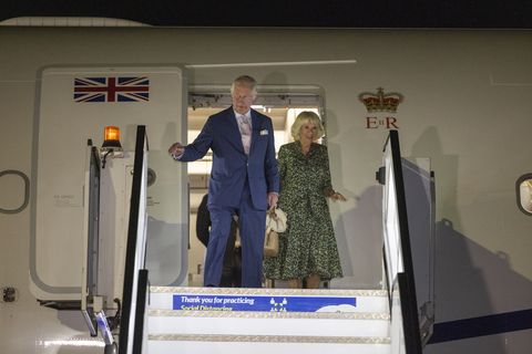 the prince of wales and duchess of cornwall arrive in rwanda for the commonwealth heads of government meeting