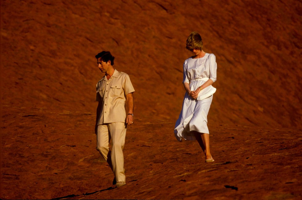 charles and diana visit australia