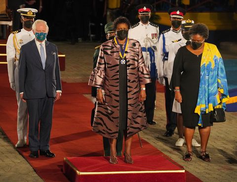 declaration of the republic and barbados presidential inauguration ceremony