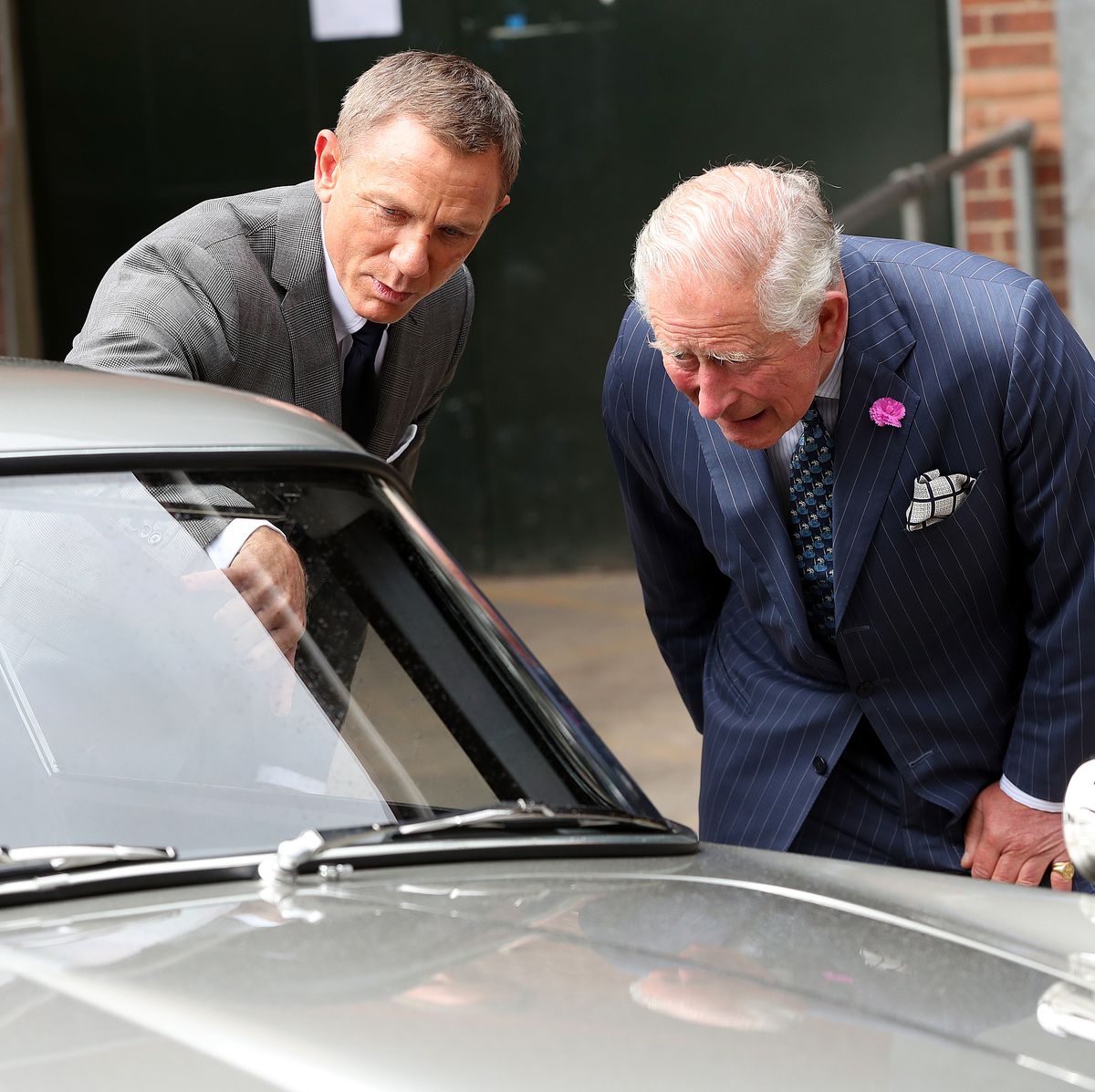 The Prince Of Wales Visits The James Bond Set daniel craig