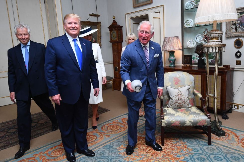 prince charles tea clarence house U.S. President Trump's State Visit To UK - Day One