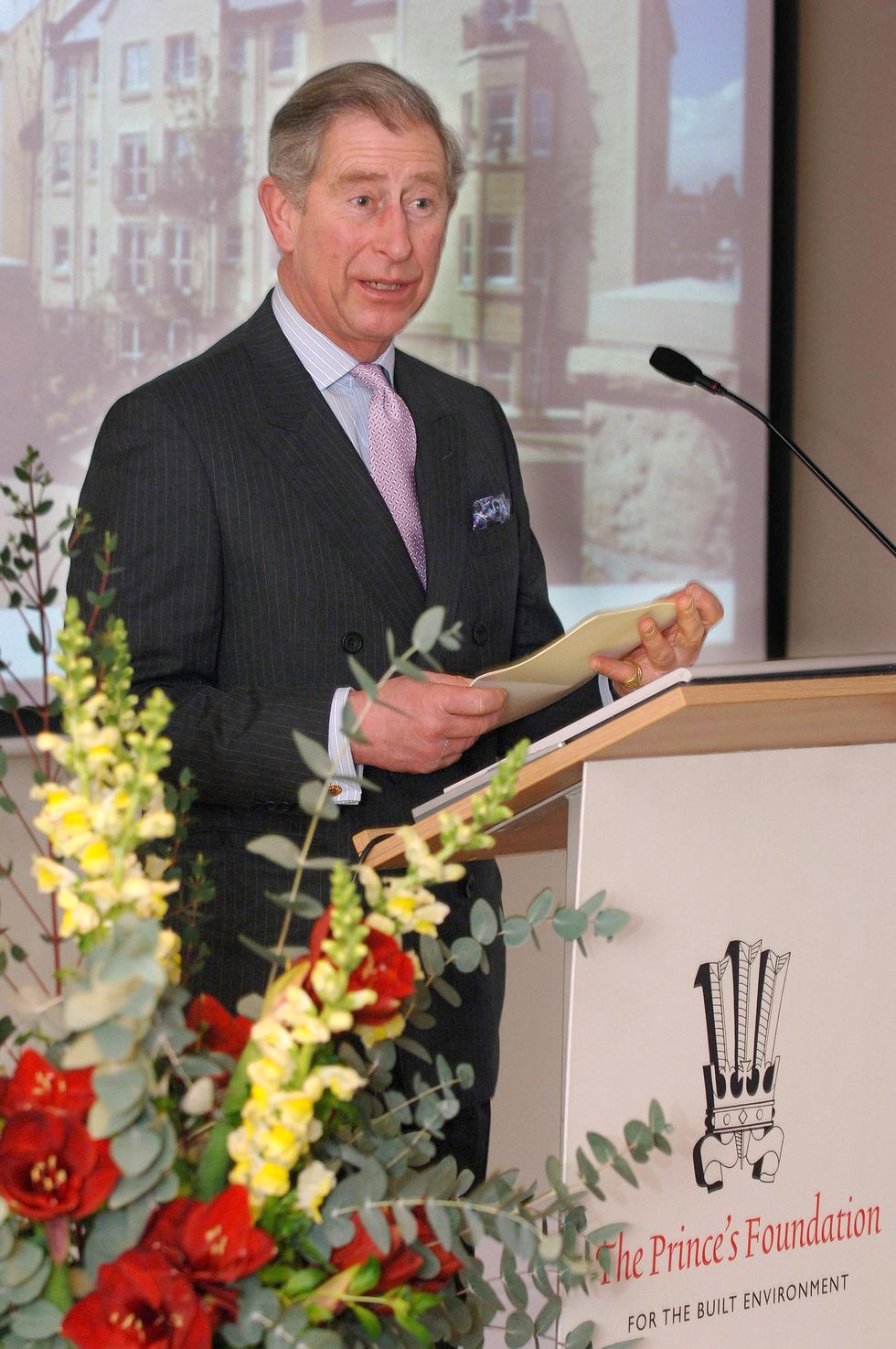 prince charles attends the prince's foundation reception february 1, 2007
