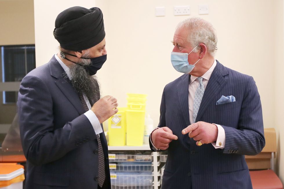 the prince of wales and the duchess of cornwall visit the queen elizabeth hospital, birmingham