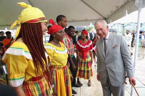 the prince of wales visits the caribbean