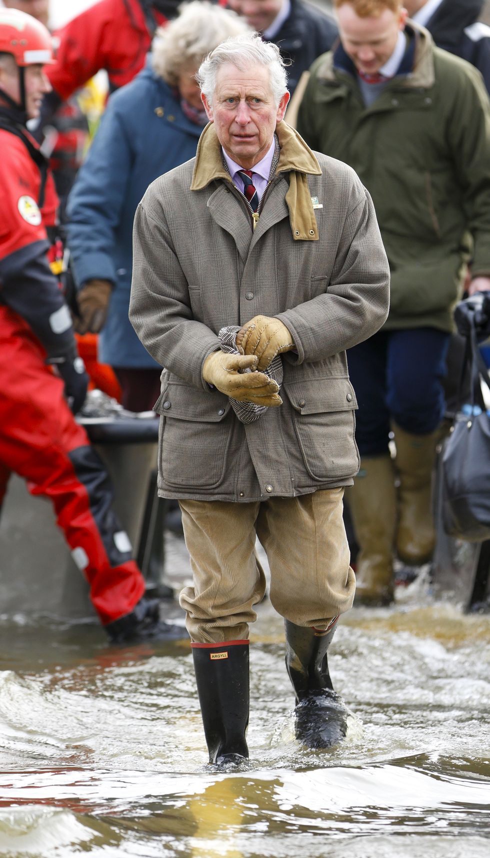 prince charles visits flood hit communities on the somerset levels