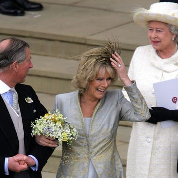 prince charles  the duchess of cornwall attend blessing at windsor castle