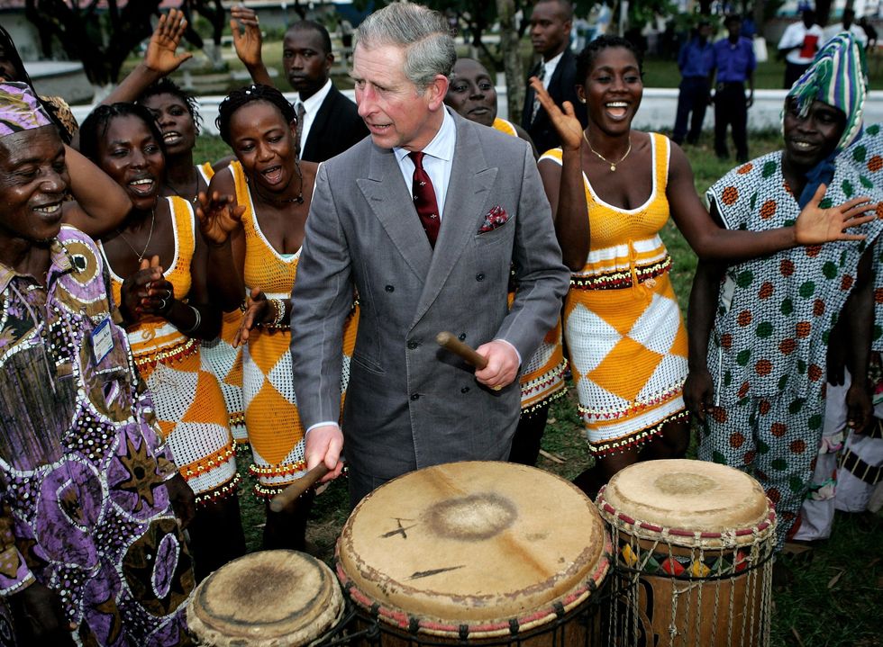 hrh the prince of wales visits sierra leone