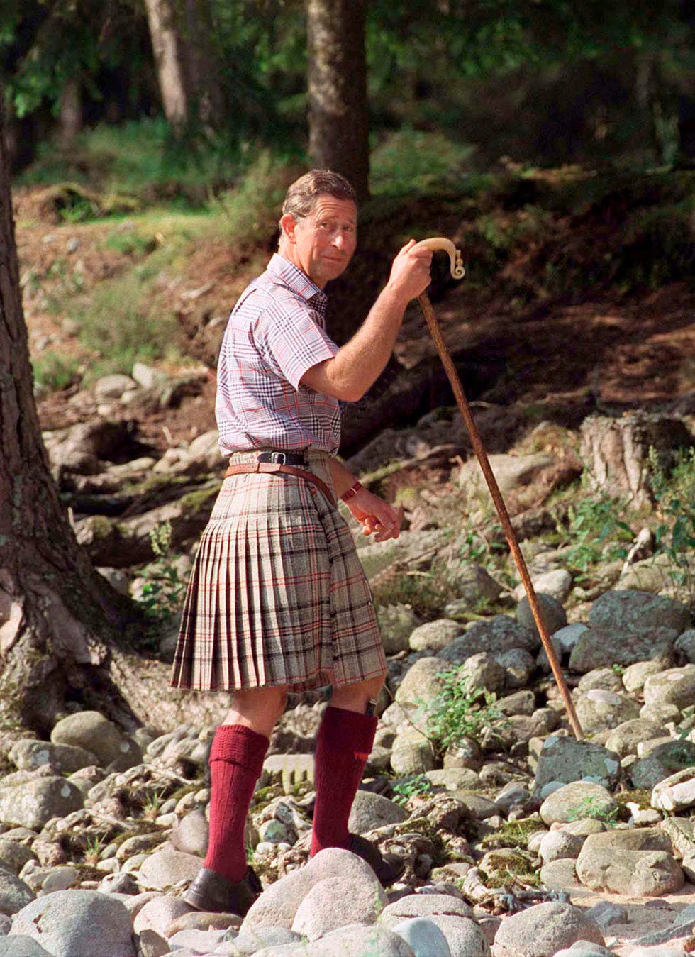 charles kilt at balmoral