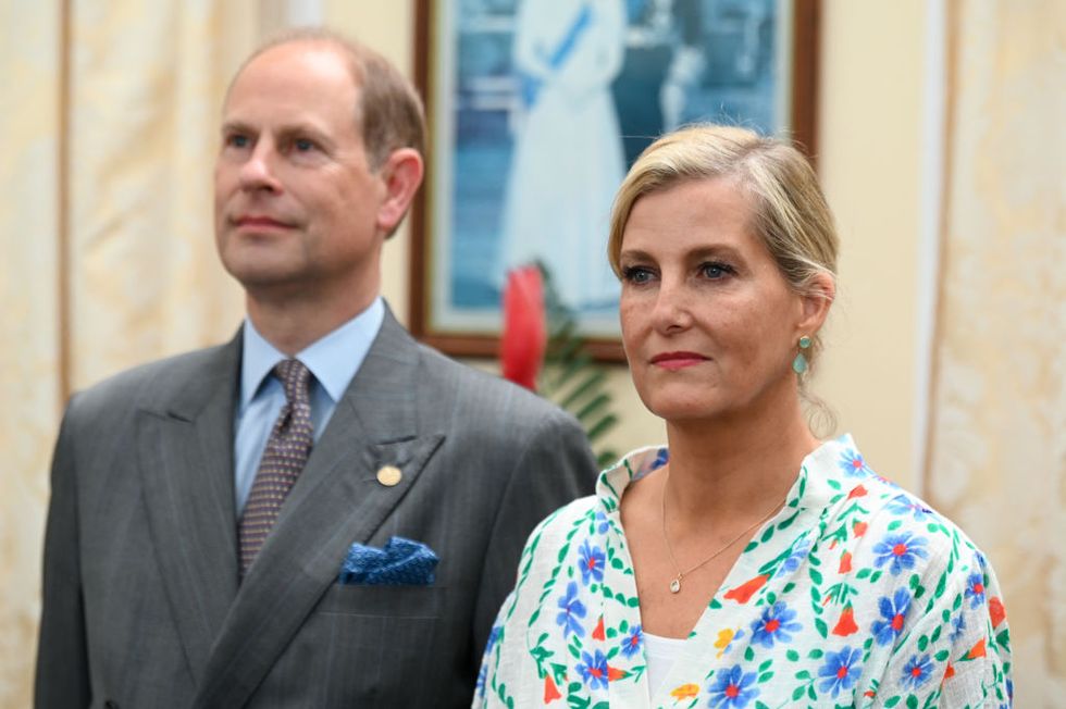 the earl and countess of wessex visit the caribbean day two