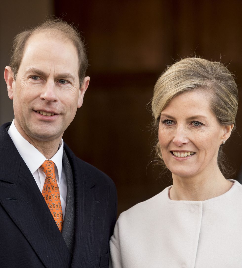 the earl and countess of wessex attend engagements on the 50th birthday of the countess