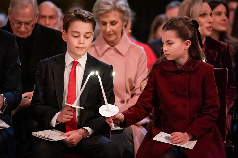 members of the royal family attend the 'together at christmas' carol service