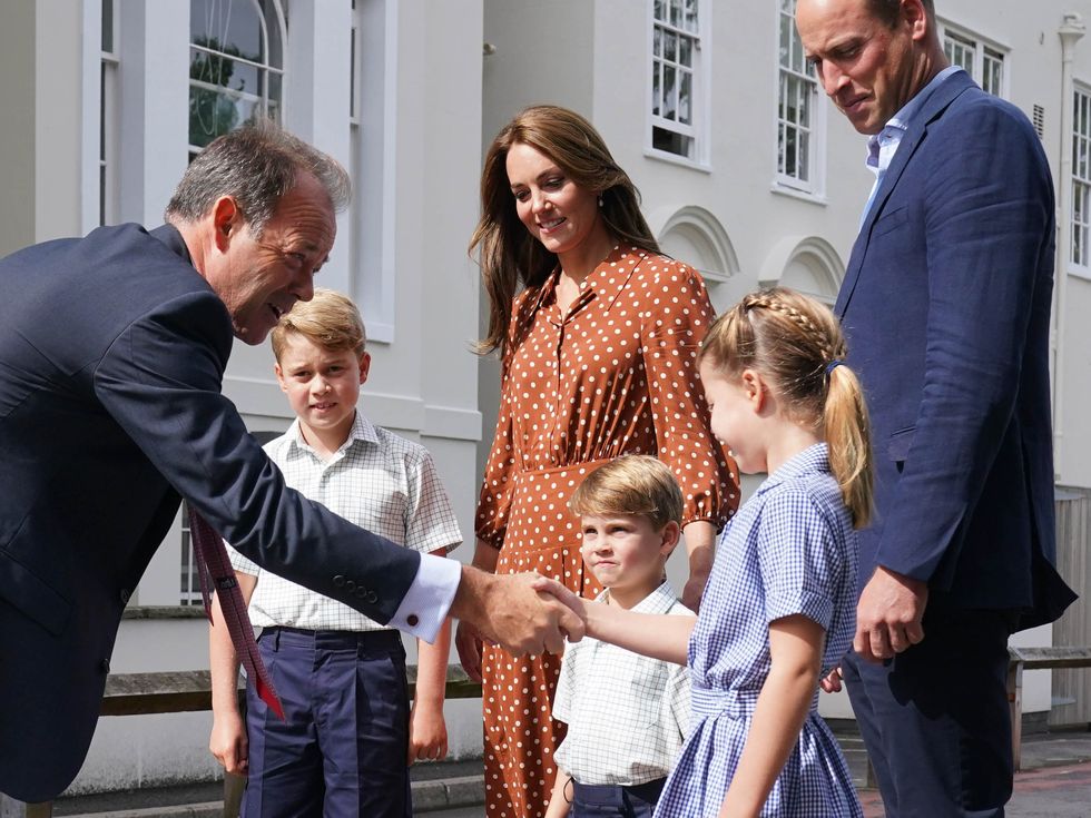 prince george princess charlotte and prince louis start lambrook school