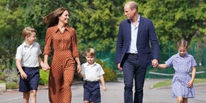 prince george, princess charlotte and prince louis start lambrook school