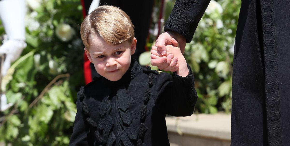 Prince George attends Prince Harry and Meghan Markle's wedding.