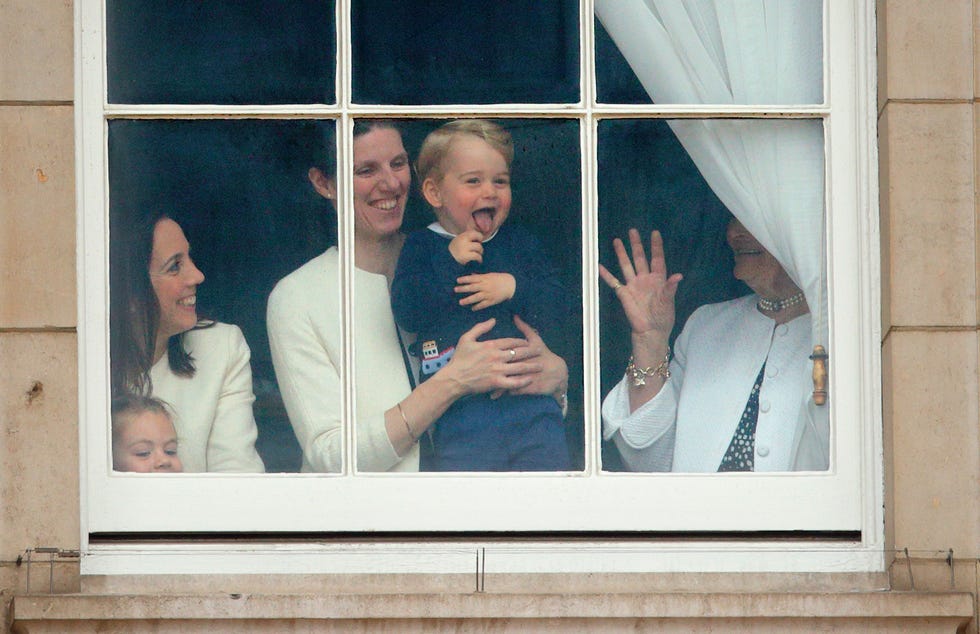 Prince George, trooping the colour 