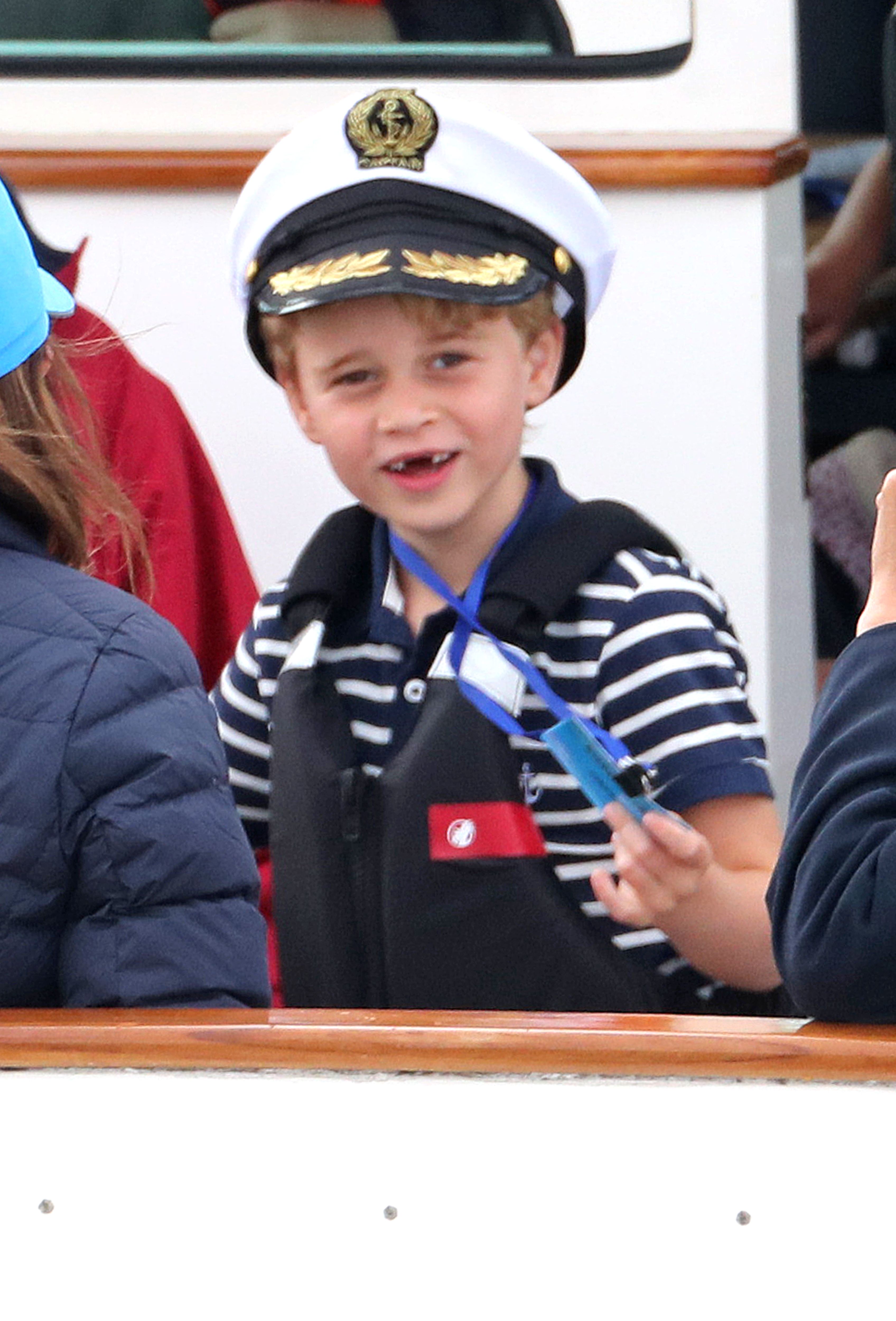 The Duchess of Cambridge's nautical outfit at The King's Cup regatta