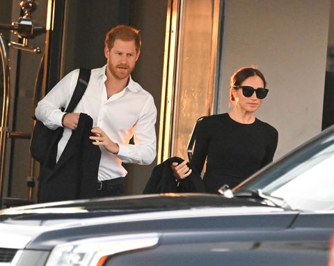prince harry and meghan markle arriving in nyc