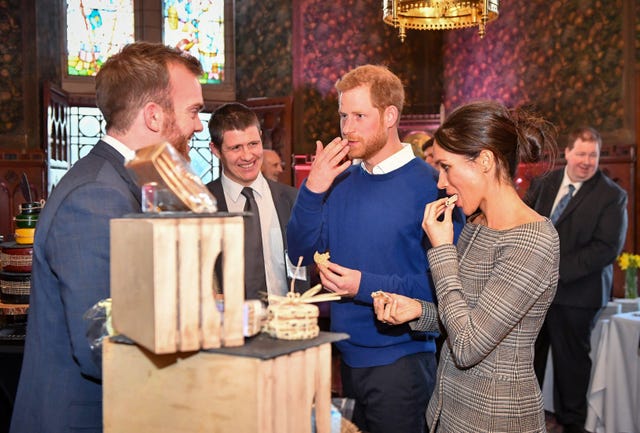 Prince Harry visit to Cardiff Castle