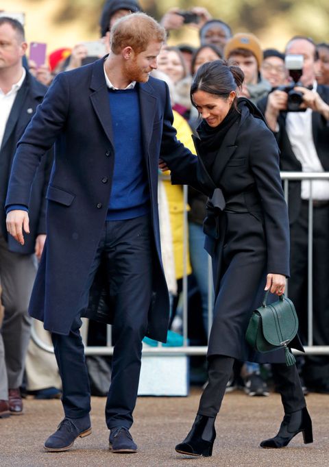 prince harry and meghan markle visit cardiff castle