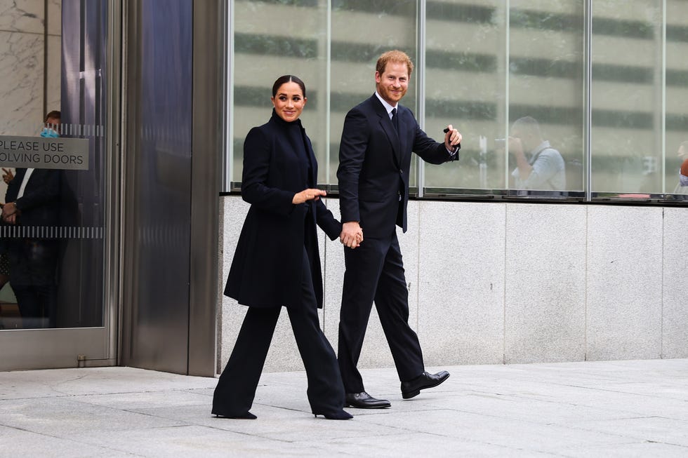 Meghan Markle wears a sustainably-made suit in NYC