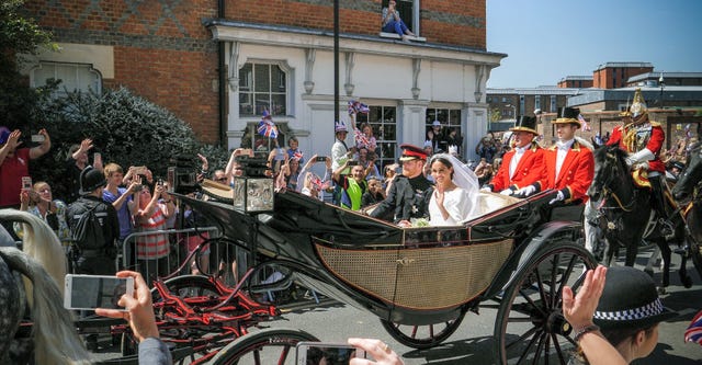 prince harry, duke of sussex and meghan, duchess of sussex leave windsor castle