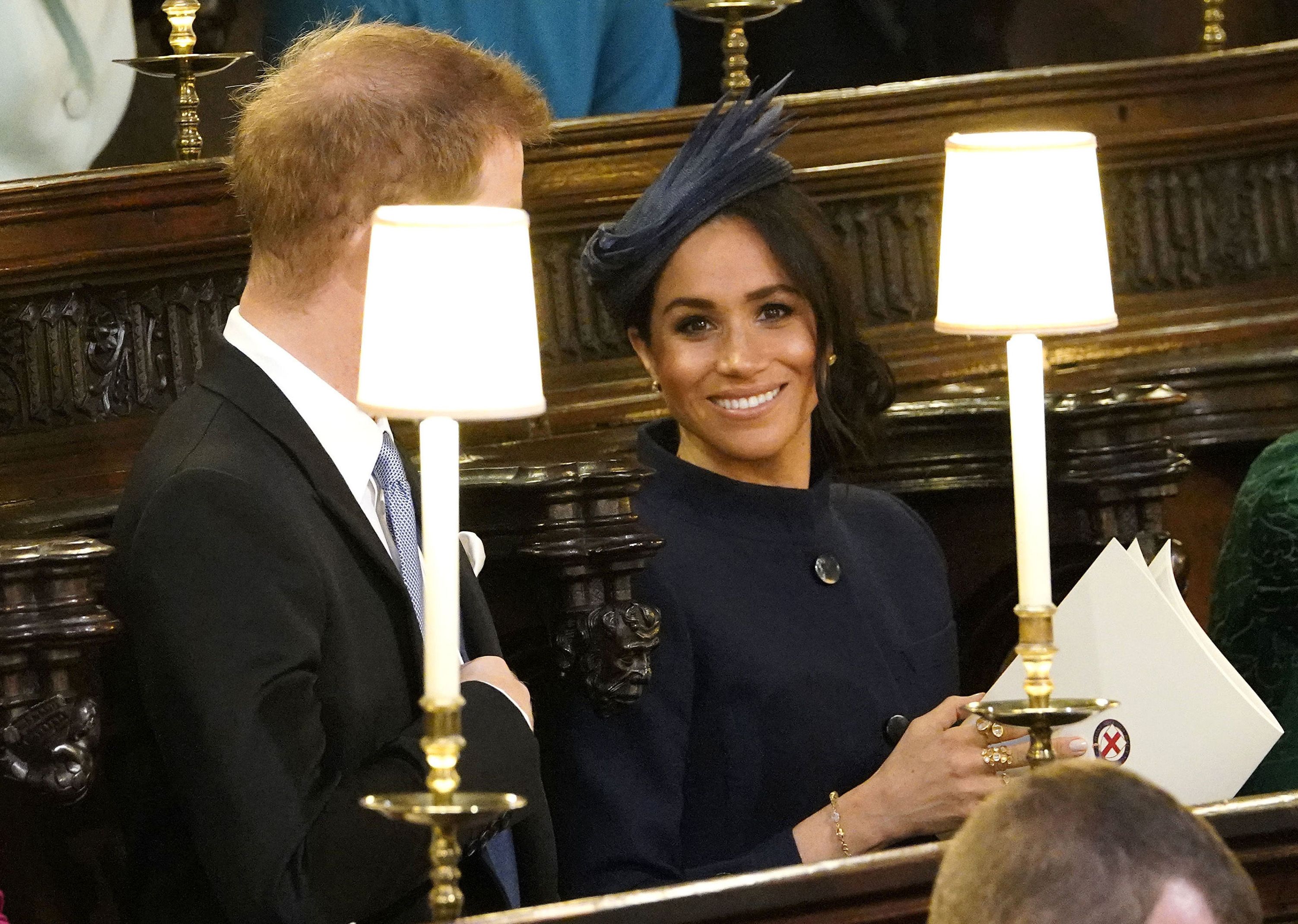 Meghan Markle at Princess Eugenie s Royal Wedding Photos of Meghan Markle s Givenchy Dress