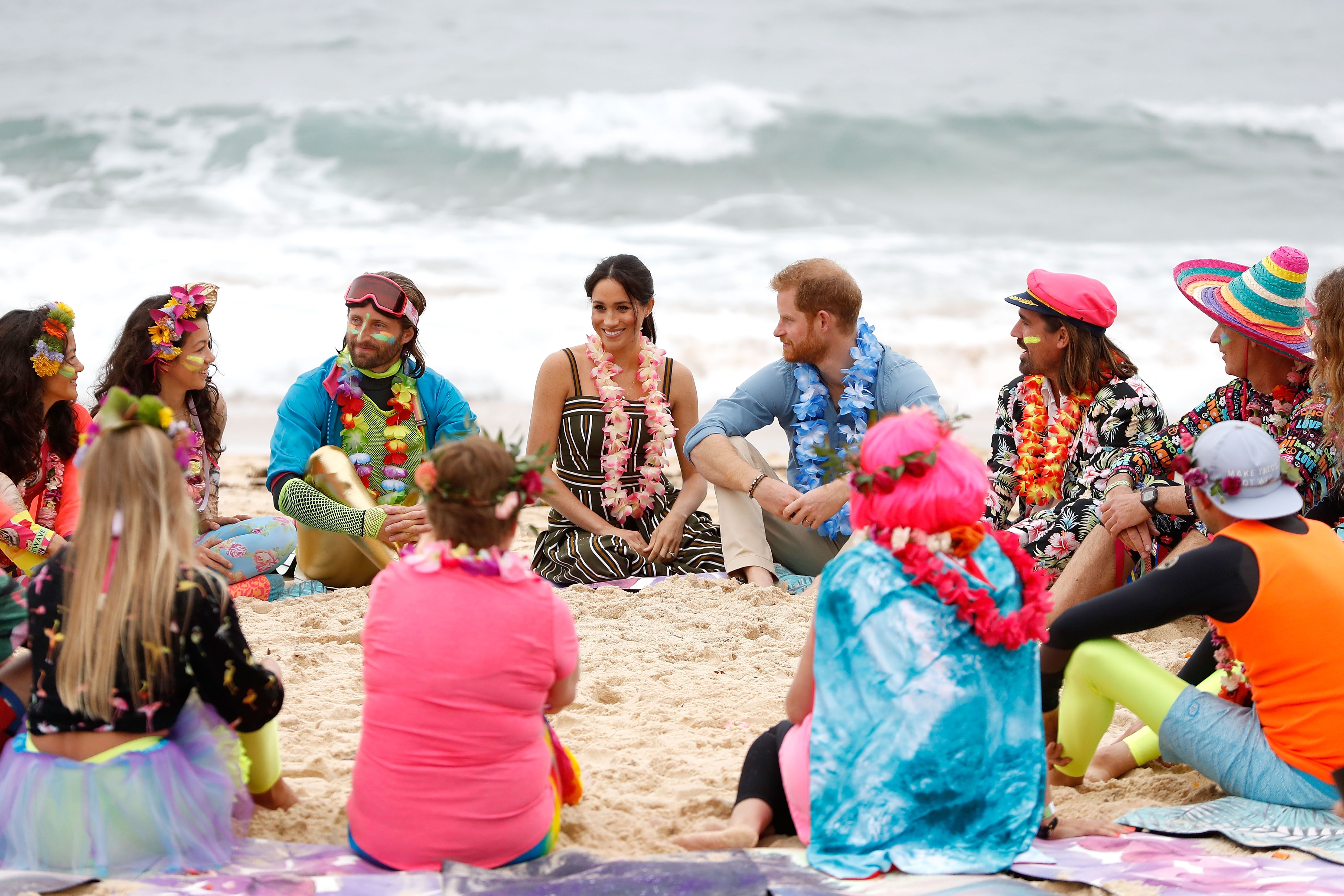 Meghan Markle Wears Martin Grant Dress at Bondi Beach During Royal