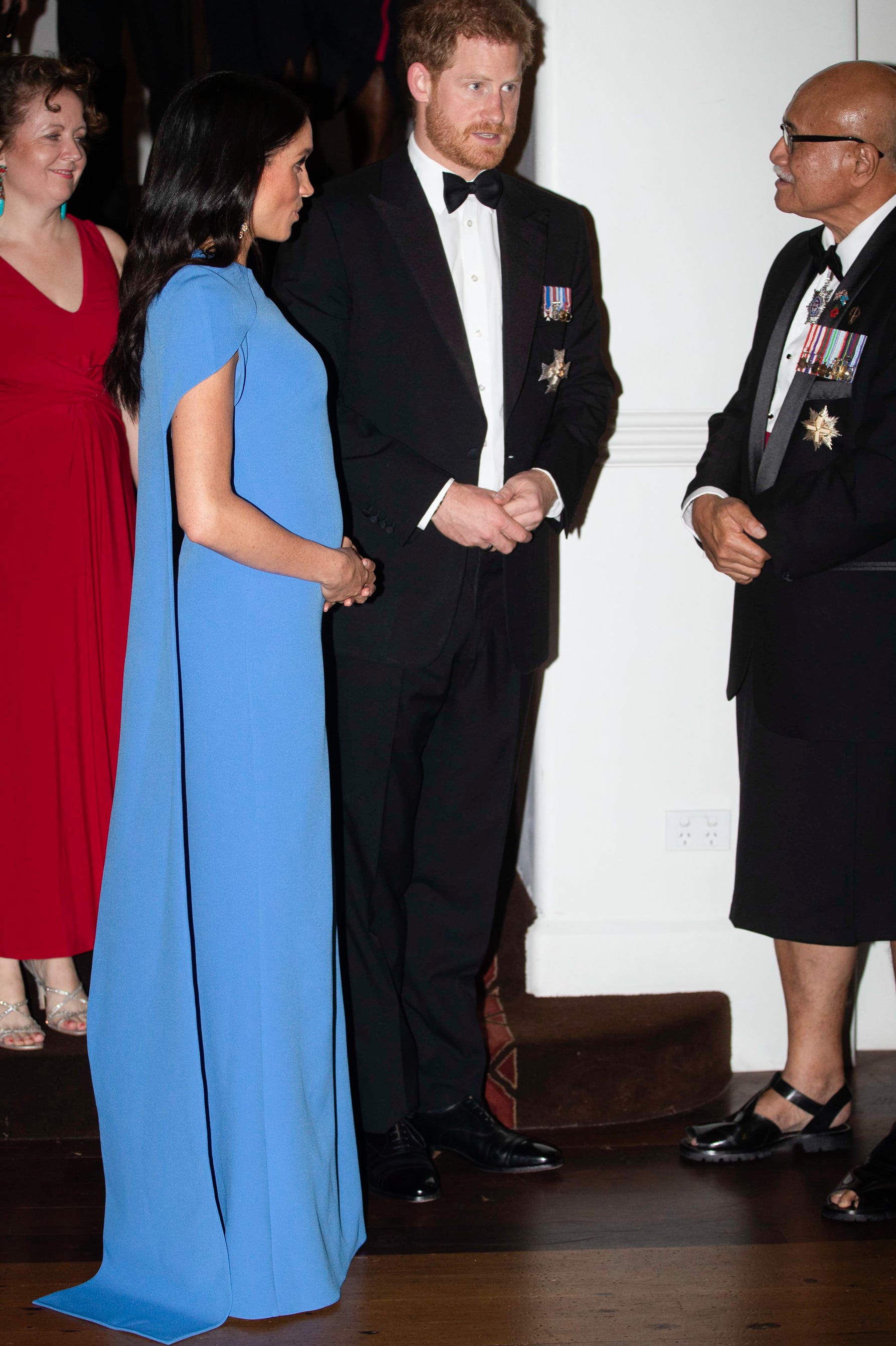 The Duke And Duchess Of Sussex Visit Fiji - Day 1 Meghan Markle best maternity outfits