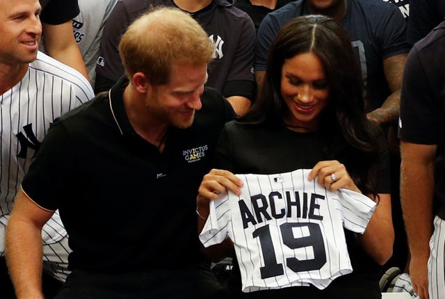 The Duke Of Sussex Attends The Boston Red Sox VS New York Yankees Baseball Game