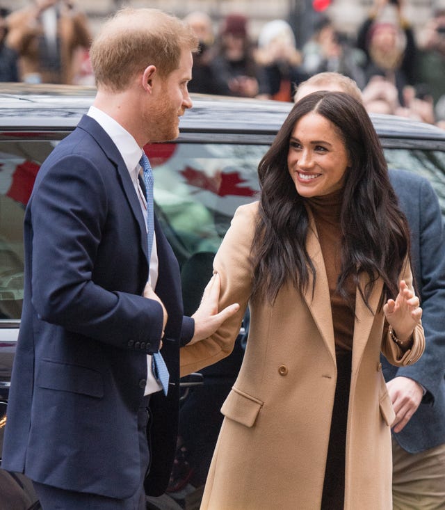 The Duke And Duchess Of Sussex Visit Canada House