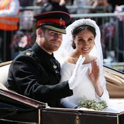 prince harry marries ms meghan markle procession