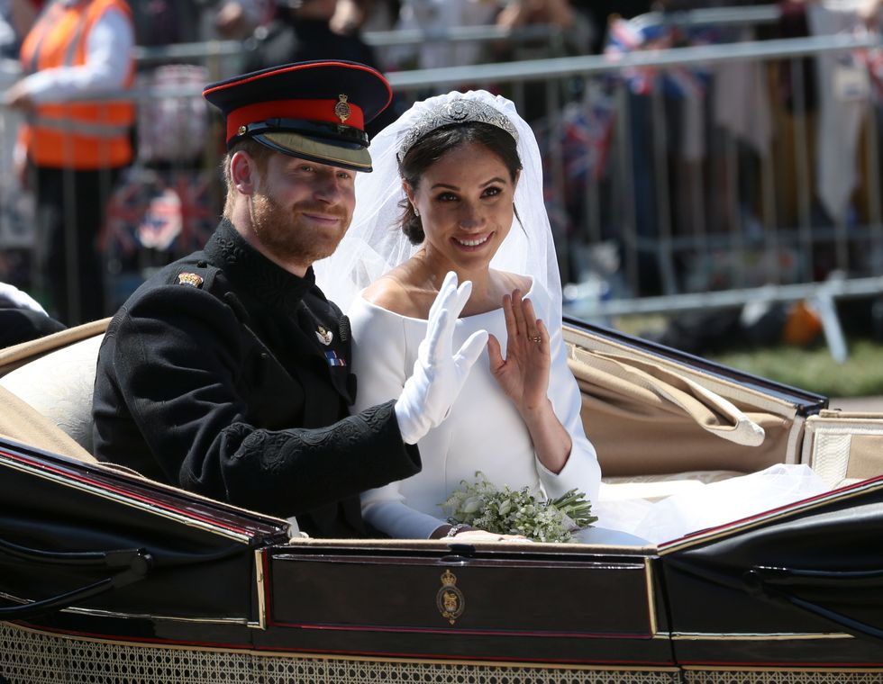 prince harry marries ms meghan markle procession