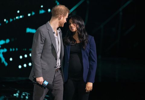meghan markle with prince harry at we day uk 2019 in london