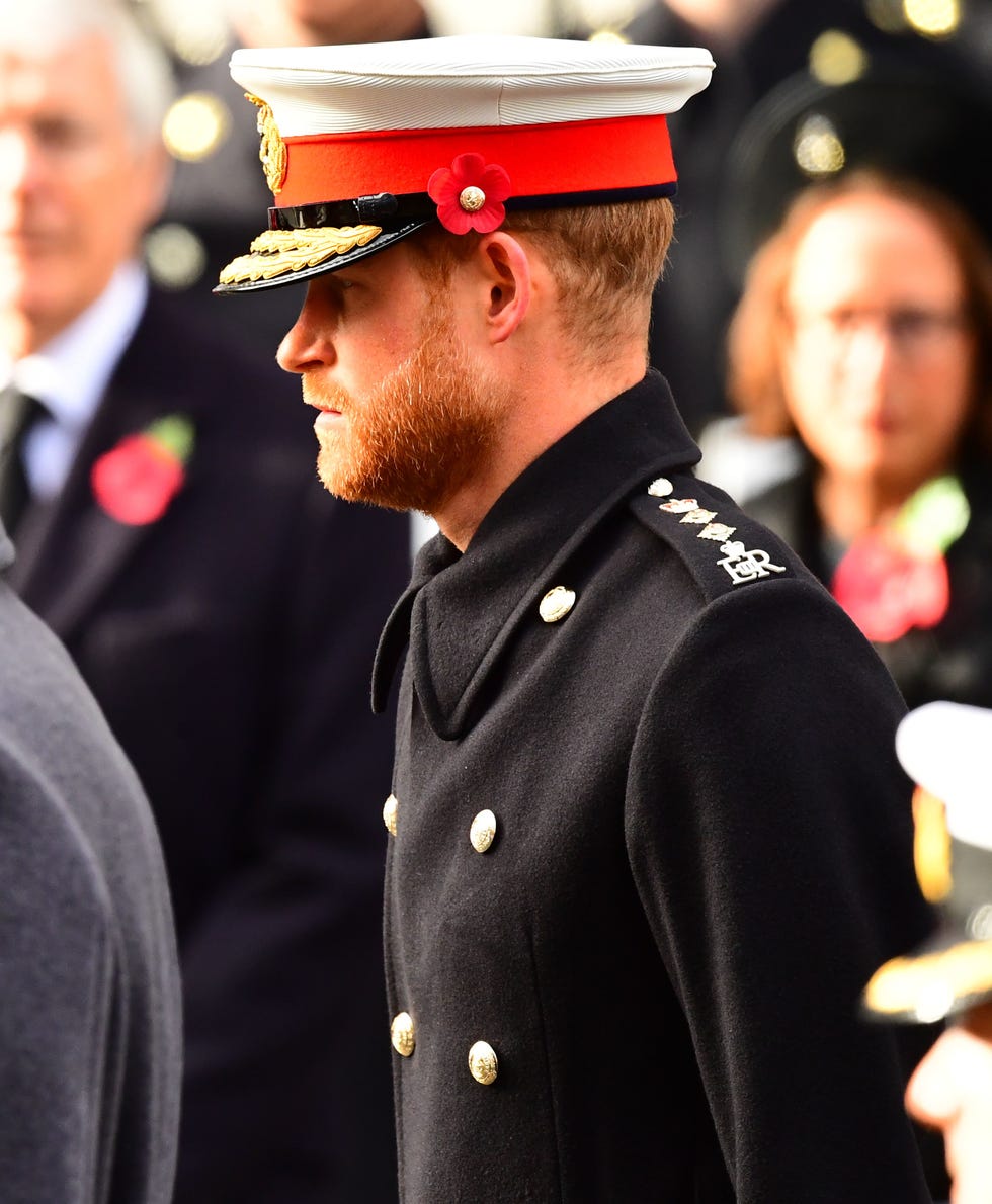 Wreaths Are Laid At The Cenotaph On Remembrance Sunday