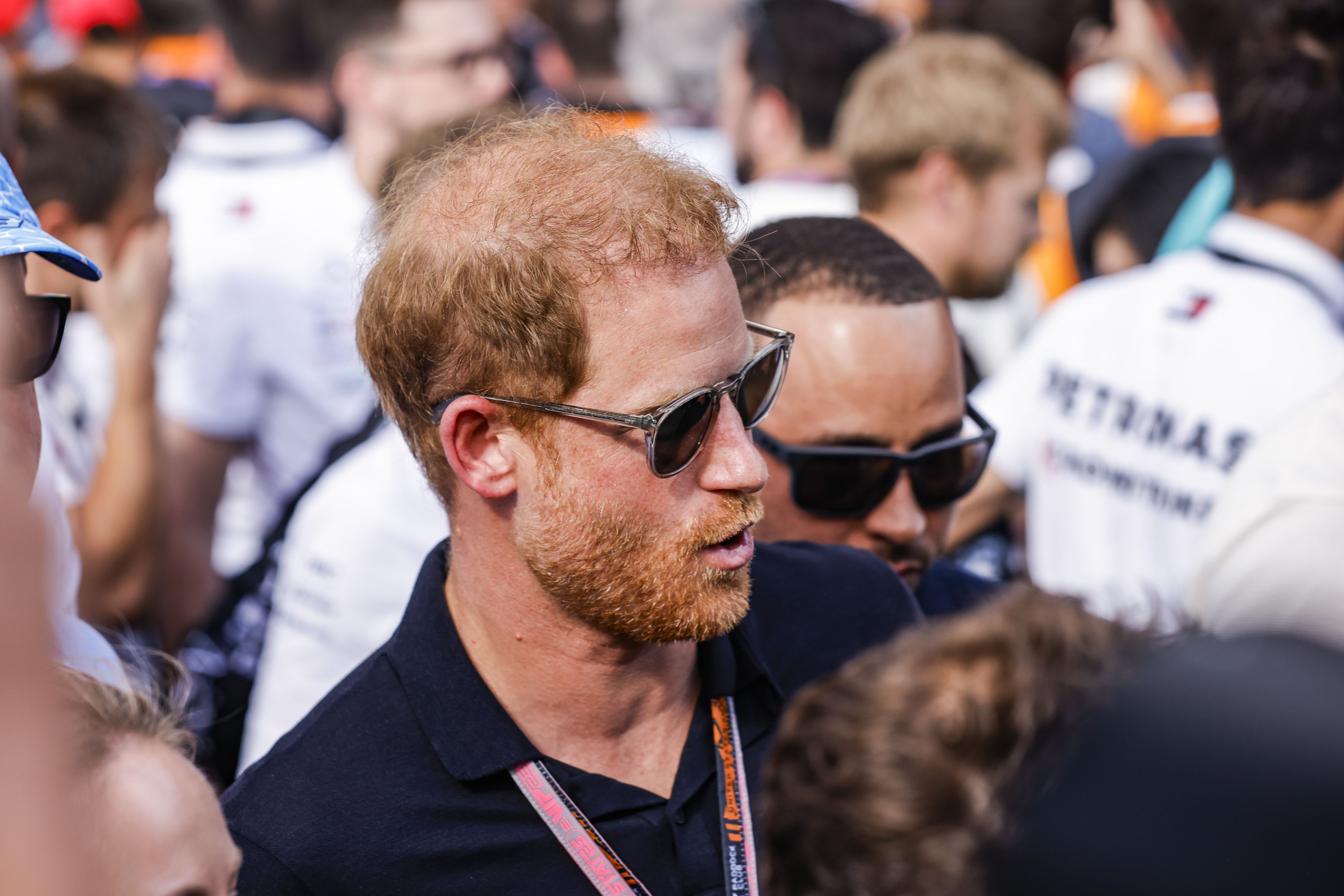 Principe Harry Il Progetto Di Pace Con La Royal Family Nel 2024   Prince Harry Duke Of Sussex During The Formula 1 Lenovo News Photo 1705052741 