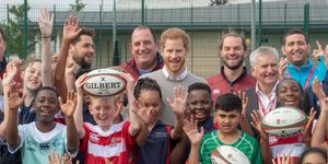 The Duke Of Sussex Visits The Rugby Football Union All Schools Programme