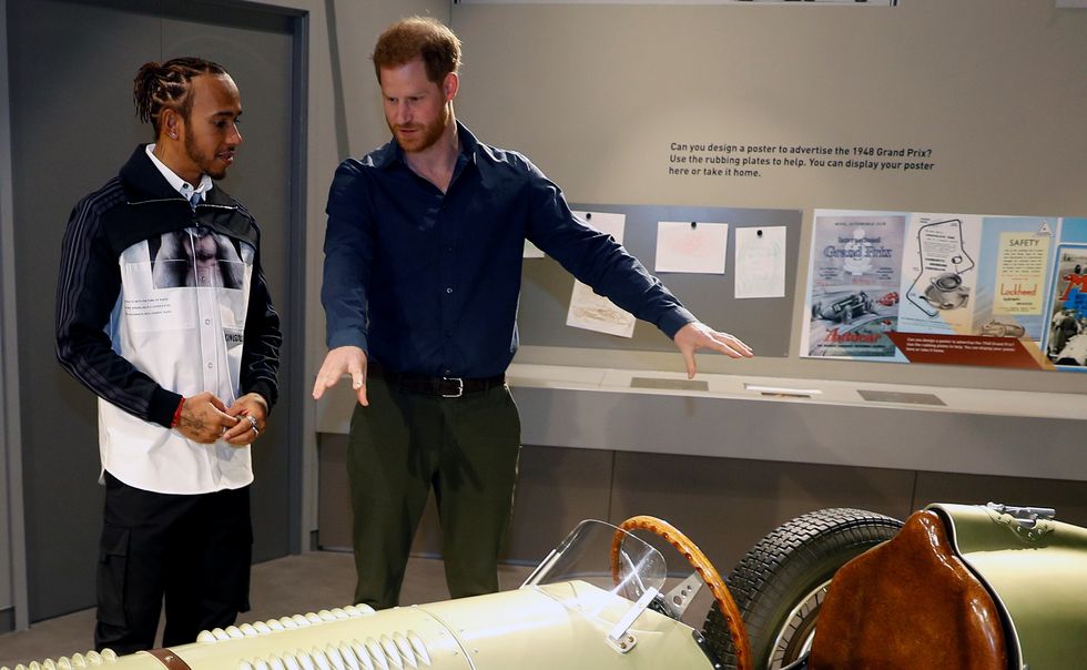 the duke of sussex officially opens the silverstone experience