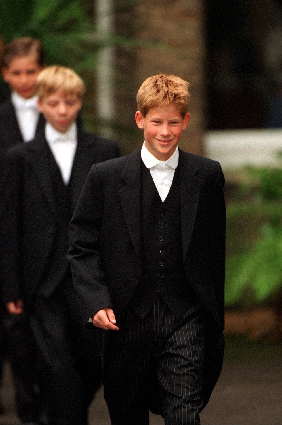 Prince Harry, school, first day