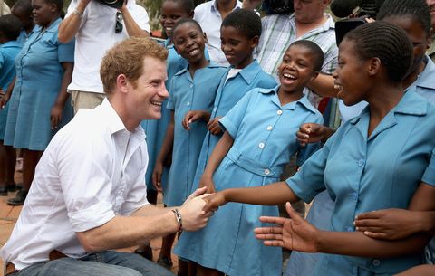 Prince Harry Visits Lesotho