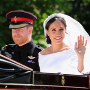 Prince Harry and Meghan Markle at the royal wedding