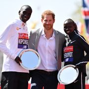 Prince Harry at 2018 London Marathon