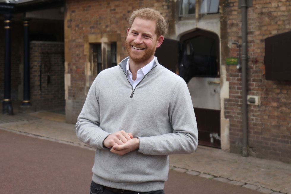 Prince Harry makes royal baby announcement