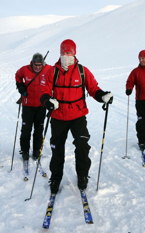 Prince Harry Joins Walking With The Wounded Expedition