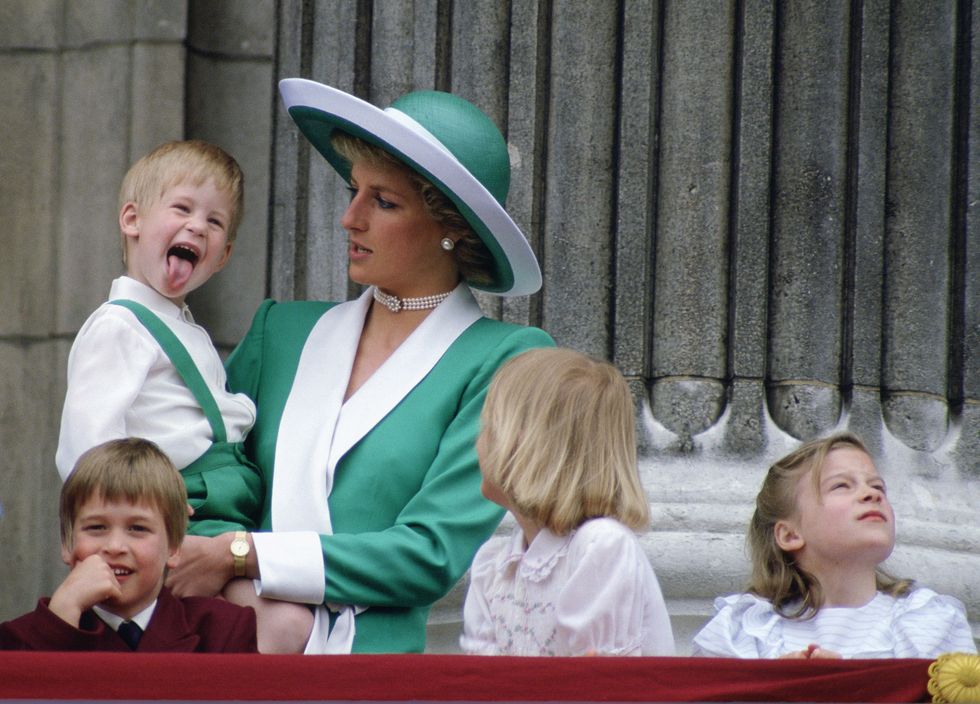 Prince Harry Sticks Out Tongue