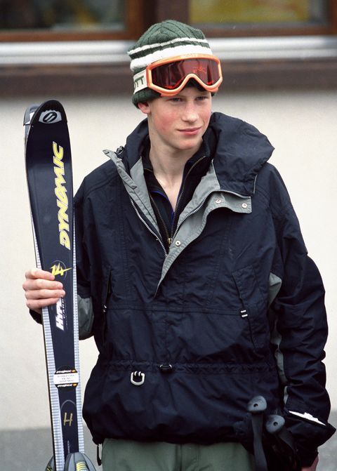 prince harry skiing